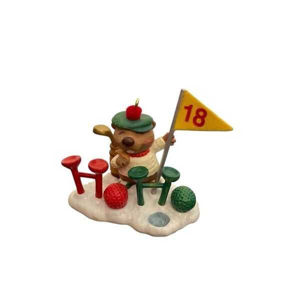 Hallmark Keepsake Ornaments Gopher Par Golfing Tree‎ Ornament 2003 - Picture 3 of 5